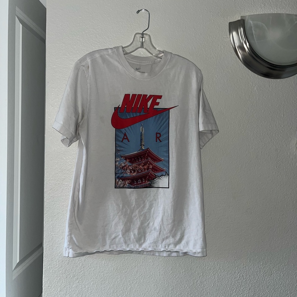 UO Nike Air cherry blossom photo tee